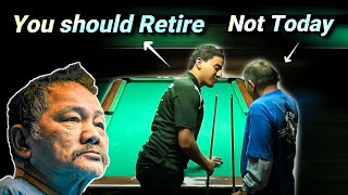 Very Confident PLAYER Gets Schooled By the Legend EFREN REYES | Full Match  HD