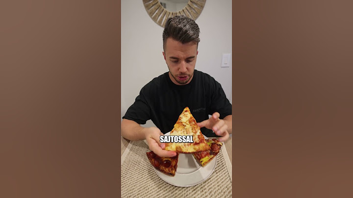 MEGKÓSTOLTAM DAVID DOBRIK PIZZÁJÁT!