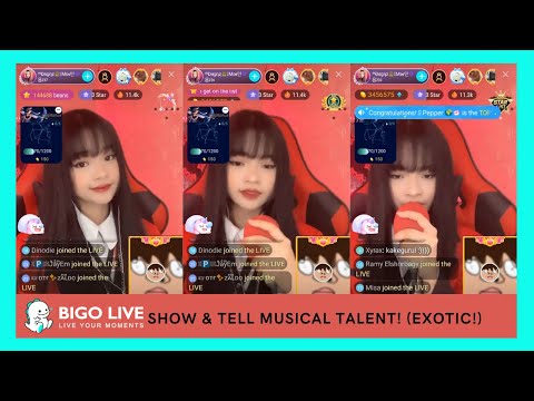 BIGO LIVE Show - Show & Tell Musical Talent! (Exotic!)