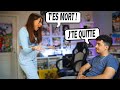 Prank je quitte ma copine  elle me tape