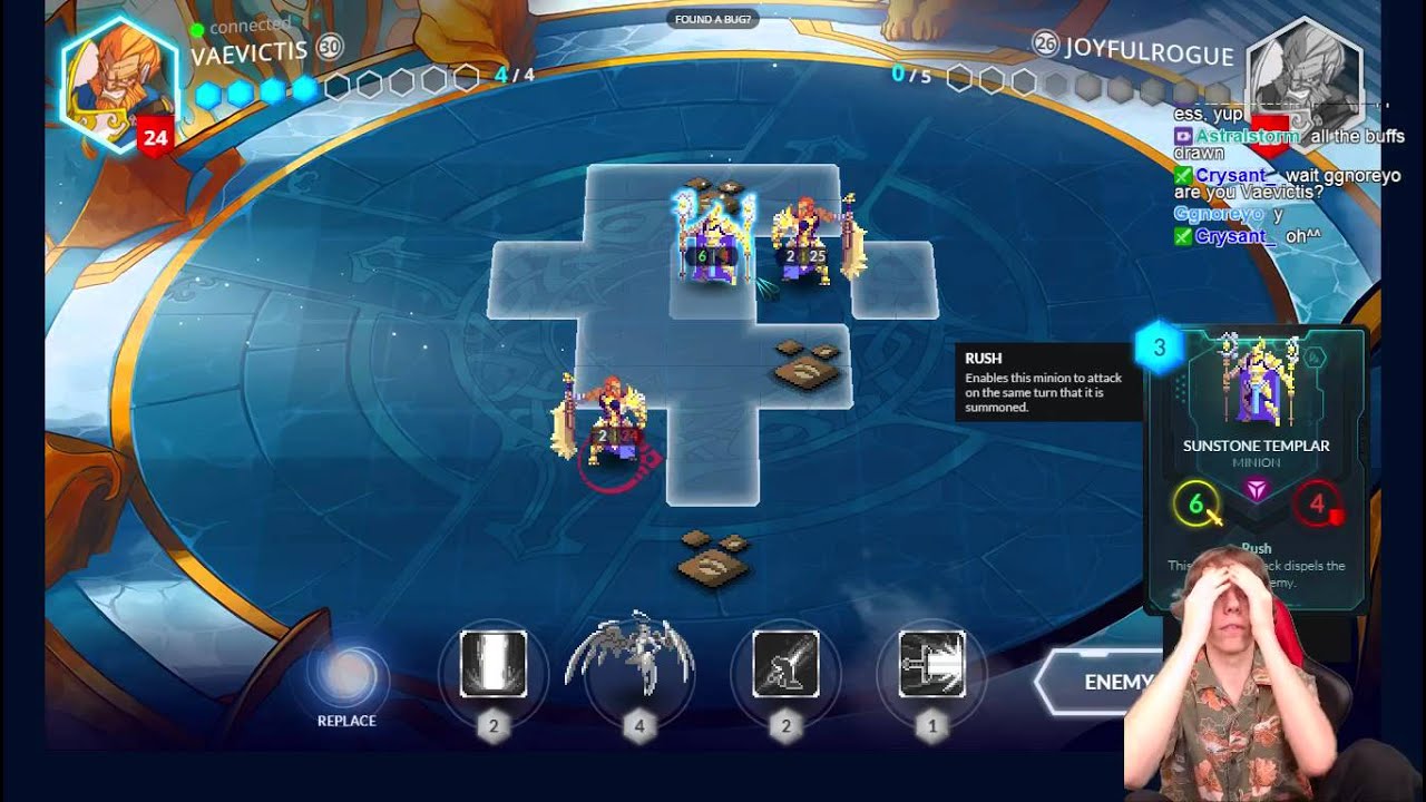 Duelyst alpha #43 - BO5 vs Vaevictis in 1st Duelyst Subscriber Battlegrounds roundrobin tournament