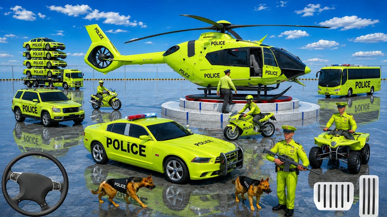 Police Car Chase Simulator 3D 🚔 Real Cop Driving Gameplay | Crazy High ...