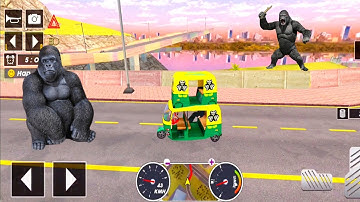 Tuk Tuk auto rickshaw driver 3D game - #87 auto rickshaw driving game - Android iOS Gameplay