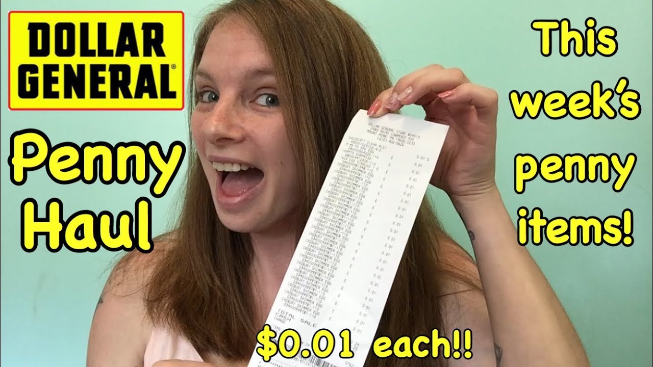 Dollar General Penny Haul 2 This Week’s Penny List 5/21/19 YouTube