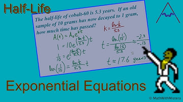 Exponential Equations: Half-Life Applications