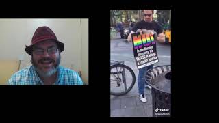 Drunken Progressive: Proud Boy tries to destroy sign and fails miserably