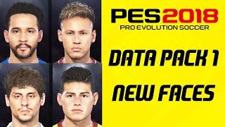 PES 2018 DATA PACK 1 NEW FACES! - NEW NEYMAR FACE! #5