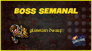 Glabelian Dwarf - Boss Semanal - Melhor Baiak 2025 - #tibia #games #mmorpg