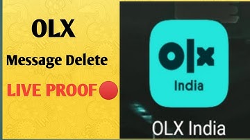 How to delete OLX message/chat? || OLX message delete kaise kre || LIVE PROOF