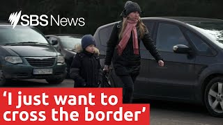 Women and children trying to flee Ukraine face an ordeal | SBS News