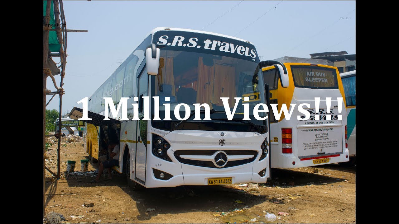 1 Million Views Mercedes Benz 15m Bus Of Srs Travels One Of The Asia S Longest Bus