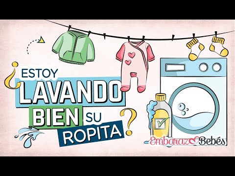 Video: Cómo Lavar La Ropa Del Bebé