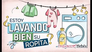 Cómo LAVAR la ROPA del Bebé 👚💦 ¿Lo estoy haciendo YouTube