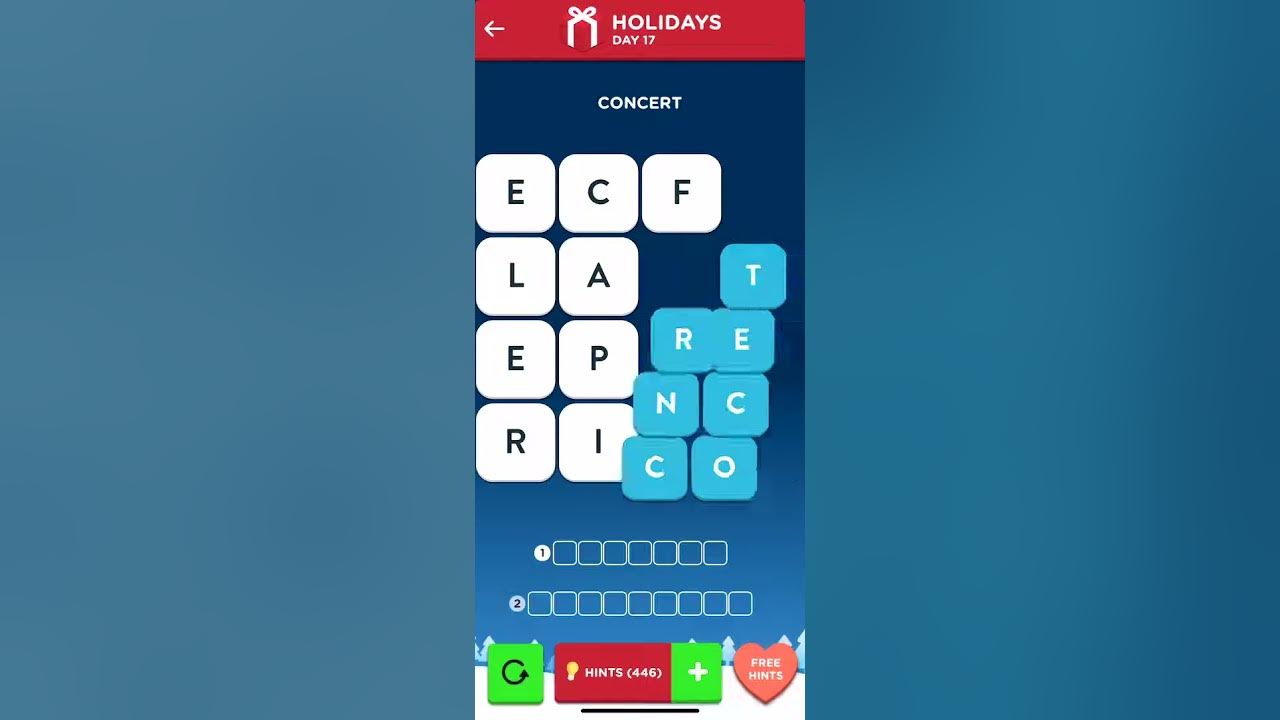 Wordbrain 2 Holiday Event 2023 [Day 17 December 17] wordbrain2 