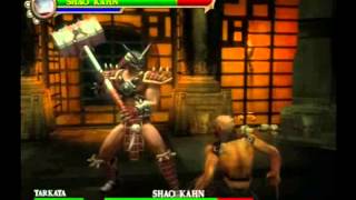 mksm shao kahn gameplay 2 hq