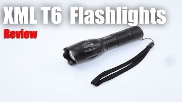 XML T6 Zoom Led Flashlights with High Lumens: Review