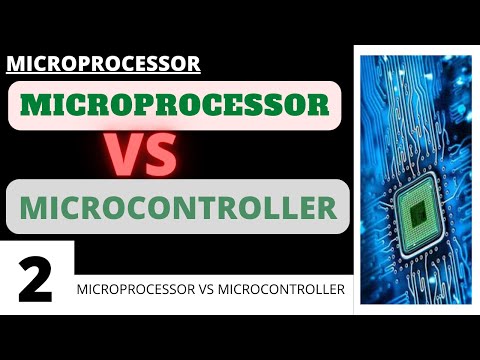 Difference between Microprocessor and Microcontroller || Microprocessor.