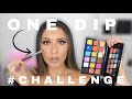 ONE DIP Makeup CHALLENGE!! Pude lograr MAQUILLARME?? (El RETO mas DIFÍCIL)