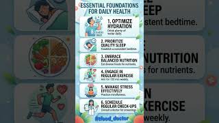 6 Essential Daily Habits for Better Health and Wellness #healthylifestyle #healthtips