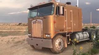 Driving and shifting a 1987 Kenworth K100 cab over | 3406 Catapillar | 13Speed