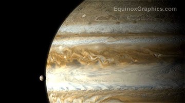 Cinematic animations of Jupiter