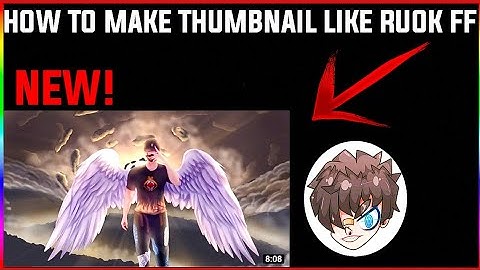 HOW TO MAKE THUMBNAIL LIKE RUOK FF  (OLD MEMORIES) | FREE FIRE THUMBNAIL TUTORIAL #freefire