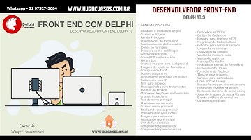 Desenvolvedor Front End - Aula 01 - Delphi 10.3