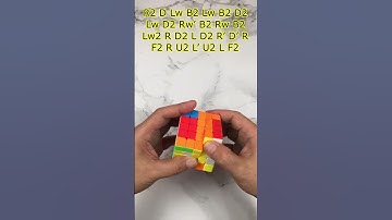 Easy to solve 5x5 edge parity Part 4 #shorts   #youtubeshorts #rubikscube #shorttutorial