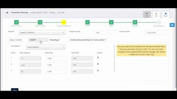 How to Create Job Order- Scale ERP