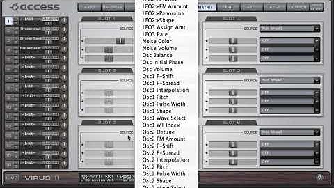 Access Virus HyperSaw Oscillator
