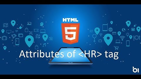 All Attributes of HR tag