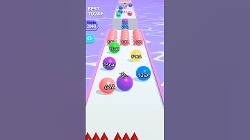 Ball run 2048 Part 2 game #viral #shorts #trending  #ballrun2048