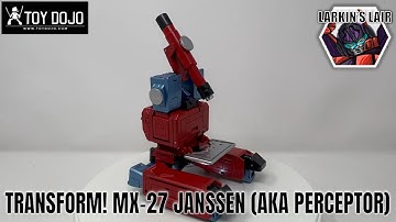 Transform! X-Transbots MX-27 Janssen (aka Perceptor), Larkin