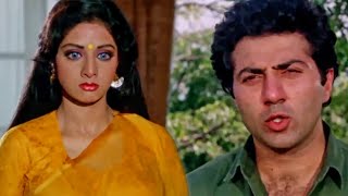 Sridevi \& Sunny Deol Best Scene | Nigahen Scene | Best Hindi Scene