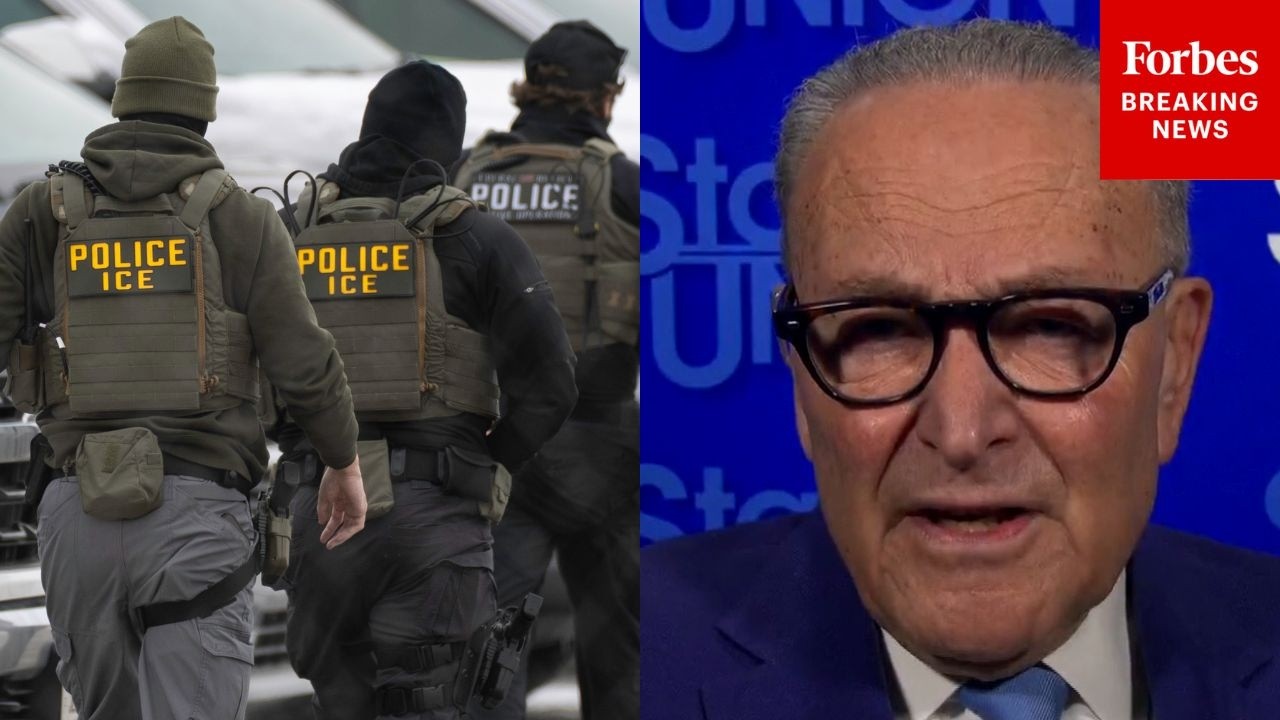 JUST IN: Chuck Schumer Addresses Partial Government Shutdown And Negotiations Over DHS Funding Bill