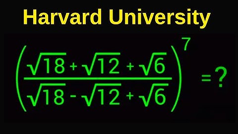 Harvard University | Interview Tricky Exponent Fraction Algebra Problem | Can You Solve This?