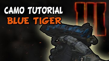 Call of Duty: Black Ops 3 Beta - Paint Shop | MW2/ COD4 Blue Tiger Camo | Tutorial