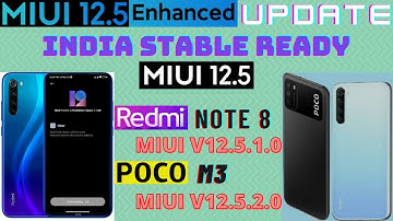 Redmi Note 8 And Poco M3 MIUI 12.5 Enhanced Released Date In India | Tamil