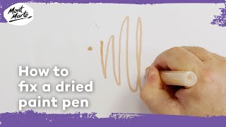 Information How to fix dry acrylic paint pen Guide