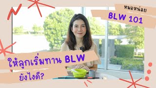 อยากให้ลูกทานแบบ BLW ต้องเริ่มยังไงดี เทคนิคการการให้ลูกทานแบบ BLW (BLW 101) โดยหมอหน่อย