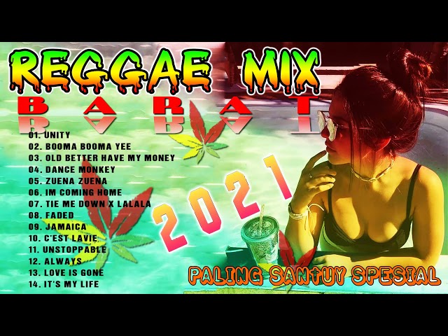 LAGU REMIX REGGAE BARAT SLOW BASS || DJ REGGAE PALING SANTUY UNTUK DI DENGAR (FULL BASS) class=