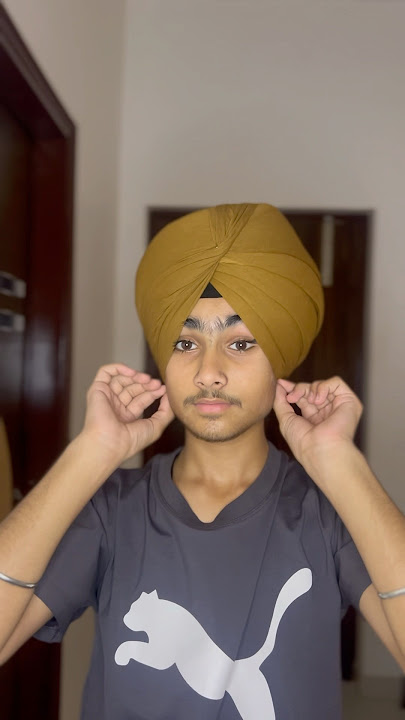 5 larhi Patiala shahi pagg.💚♥️#pagg #dastar #turban #shorts #trending #youtubeshorts