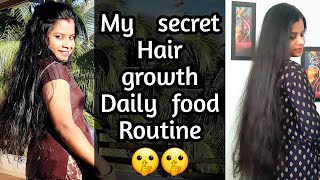 ?My secret hair growth day to day food routine | food chart for long hair| Jegathees_meena | tamil