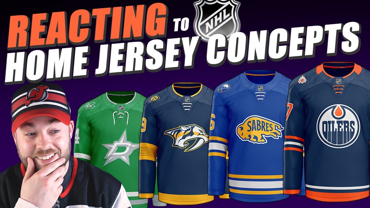 Reacting to NHL Stadium Series Jersey Concepts! 