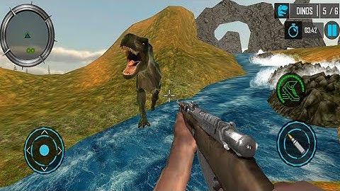 Real Dino Hunter Fps Shooter Android ios Gameplay - Dinosaur game - Dinosaur Planet Gaming #107