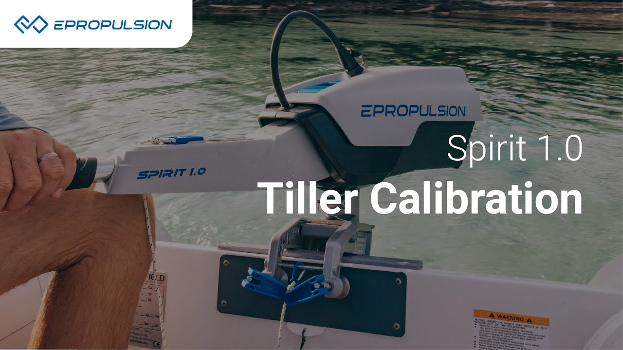 ePropulsion Spirit 1.0  Tiller Calibration 