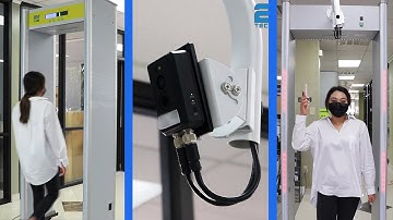 2-in-1 Temperature & Metal Detection Walk-Through Gate