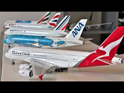 Qantas Airbus A380, 1:200 Diecast model Unboxing / Gemini Jets