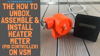 How to Assemble &amp; Install the Heater Meter PID Controller to your Smoker WSM. Better Smoke Results!