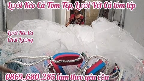 Lưới Kéo Cá Ao Sông Hồ - Lưới Vét Cá Tôm Tép - Lưới Kéo Cá Mắt 3 ly Cao 3 mét Dài 50 mét